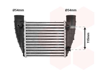 VAN WEZEL Kompressoriõhu radiaator 03004345